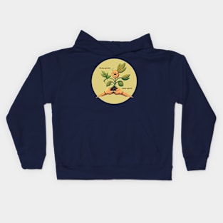 Grow Green, Love Earth Kids Hoodie